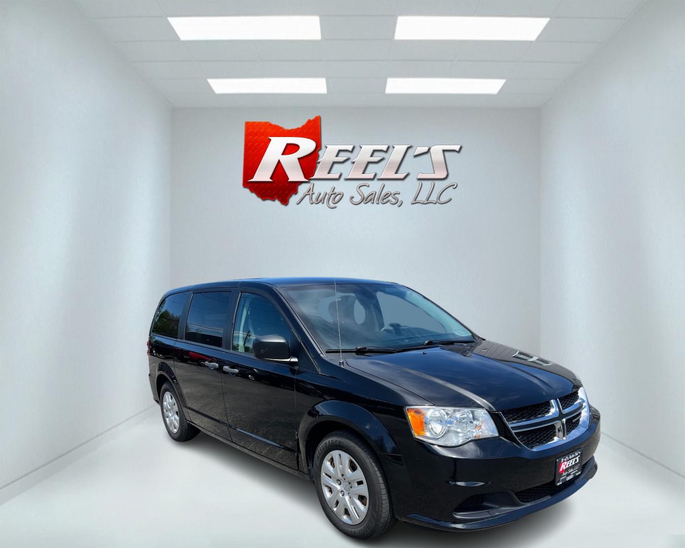 2019 Black /Black Dodge Grand Caravan SE (2C4RDGBG6KR) with an 3.6L V6 DOHC 24V engine, 6A transmission, located at 547 E. Main St., Orwell, OH, 44076, (440) 437-5893, 41.535435, -80.847855 - Photo#2